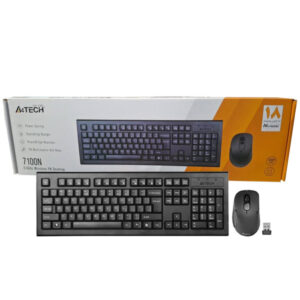 کیبورد و ماوس بی‌سیم ایفورتک مدل A4Tech 7100N