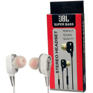 هندزفری طرح سیم دار جی بی ال سفید JBL پک قرمز مشکی