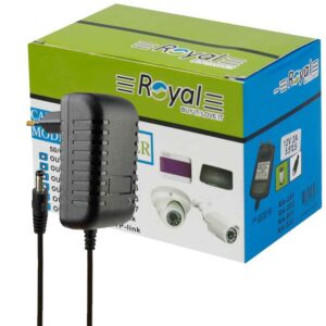 آداپتور مودم رویال مدل ROYAL 12V 2A پک سبز درشت