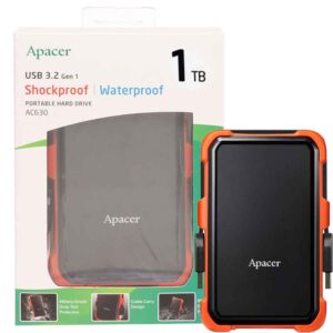هارد اکسترنال اپیسر مدل Apacer AC630 1TB مشکی نارنجی